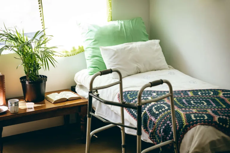 Bed in nursing home