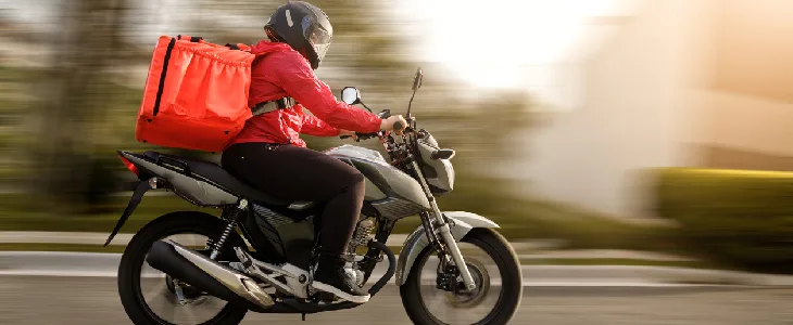 inexperienced person riding a motorcycle