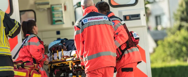 group of paramedics conducting malpractice