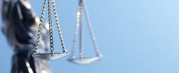 scales of justice statue