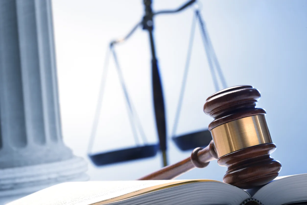 scales of justice with gavel
